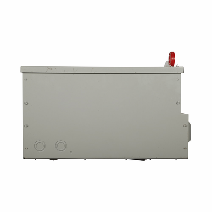 Eaton main fusible switch, 600A, Aluminum, NEMA 3R, Overhead, Class T, 100 kAIC, Four-wire, Three-phase, Barrier kits: 400A-800A fusible switches: Bottom feed-3MFSBBK, Top feed-3MFSTB, 120/208V, (2) #4 AWG-600 kcmil
