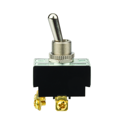 Toggle Switch Bat DPST On-Off Screw Term
