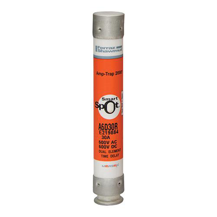 Fuse Amp-Trap 2000® 600V 30A Time-Delay Class RK1 A6D Series Smart-Spot