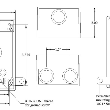 30212, Weatherproof Outlet Box