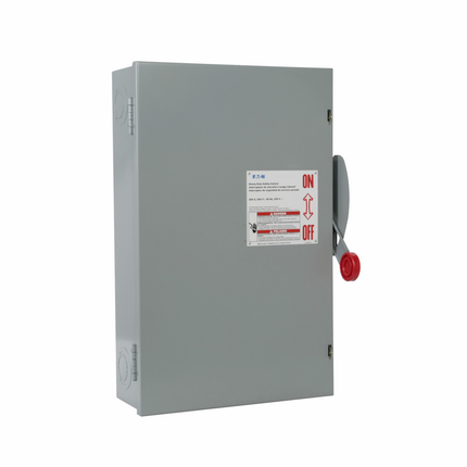 Eaton General duty non-fusible safety switch, single-throw, 200 A, NEMA 1, Indoor, Painted steel, Three-pole, Three-wire, 240 V