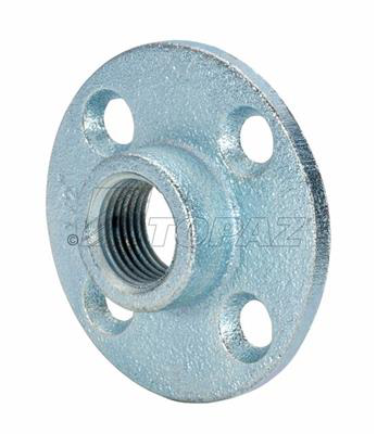 3/4" Rigid Floor Flange Plates Malleable Iron