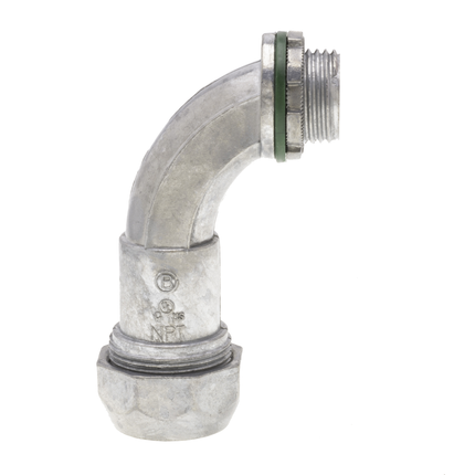 Mighty-SealÂ® PVC Jacketed 90 Degree MC/TECK Cable Connector 3/8"