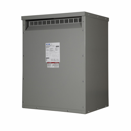 Eaton General purpose ventilated transformer, DT-3 (3-phase), PV 480V, Taps: 2 at +2.5% /4 at -2.5%, SV 240 delta, 150°C rise w/ 200°C insulation systeam, 75 kVA, EE