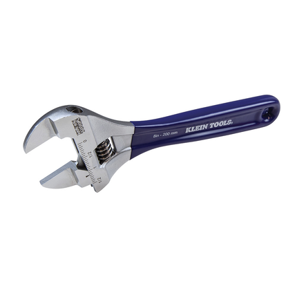 Slim-Jaw Adjustable Wrench, 8-Inch