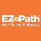EZ-Path Series 33 Fire-Rated Pathway Three-Gang Wall Plates - One pair (2) & labels
