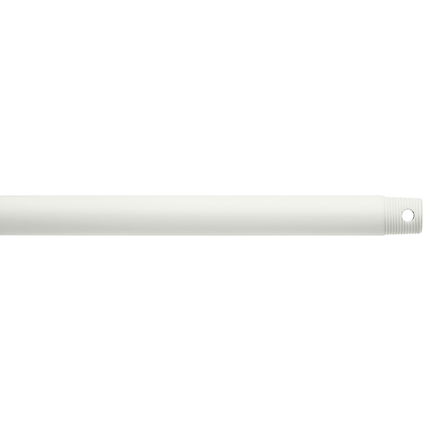 Dual Threaded 24" Downrod Matte White