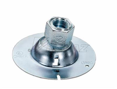 1/2" or 3/4" Round Flexible Fixture Hangers, 20° Swing from Vertical