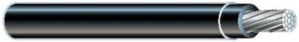 WIRE THHN-1-BLK-STR-AL-1000R