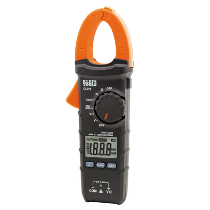 Clamp Meter, Digital AC Auto-Ranging Tester, 400 Amp