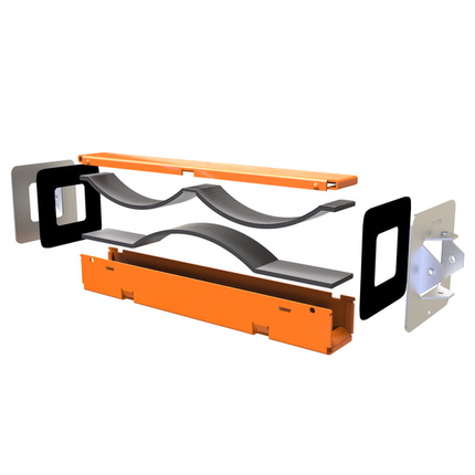 EZ-Path Series 22 Fire-Rated Pathway Kit, Full kit with device, wall plates & labels