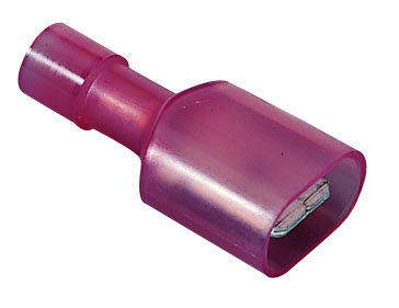 Nylon Fully-Insulated Female Disconnect, 22-18 AWG, Box of 25