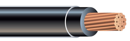 WIRE THHN-8-BLK-19STR-CU-2500S/R