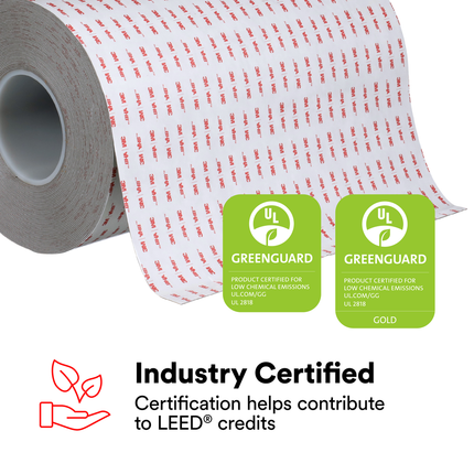 3M VHB Tape 4936, Gray, 1/4 in x 984 yd, Levelwound, 1 Roll/Case