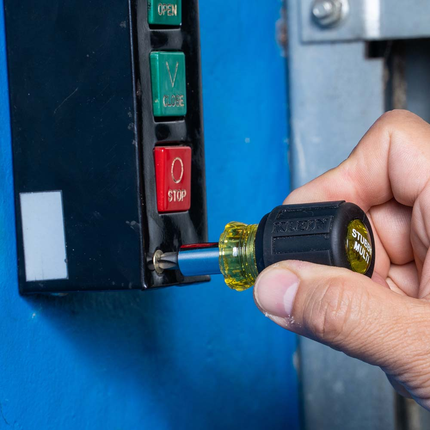 Multi-Bit Screwdriver / Nut Driver, 6-in-1, Stubby, Ph, Sl Bits