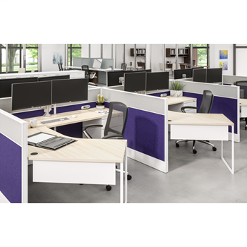 Desktop Power Center Slim 3 Outlet 2 USB White/Gray