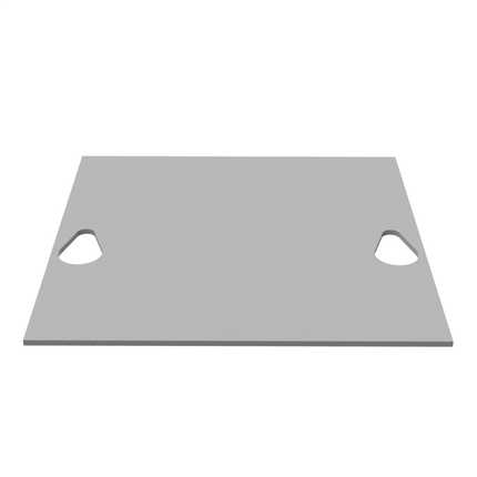 Front Cover Type 1 4X4 Screw Cover ANSI 61 Gray Steel