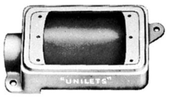 FD-1-100, IMC/Rigid Conduit Cast Hub Device Box