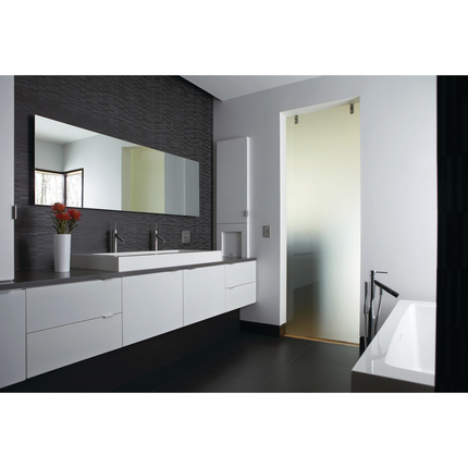 adorne® Brushed Stainless 1-Gang Screwless Wall Plate