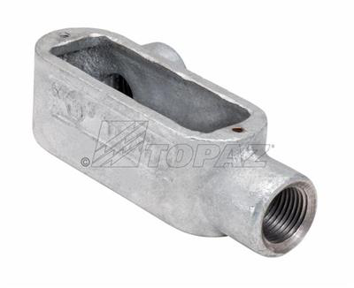 2" Threaded LL Type Rigid Conduit Bodies - Hot Dip Galvanized
