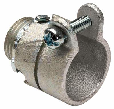 1-1/4" Straight Squeeze Type BX-Flex Connector