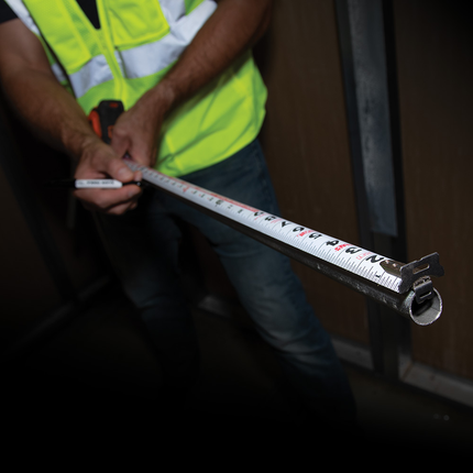 Tape Measure, 25-Foot Magnetic Double-Hook
