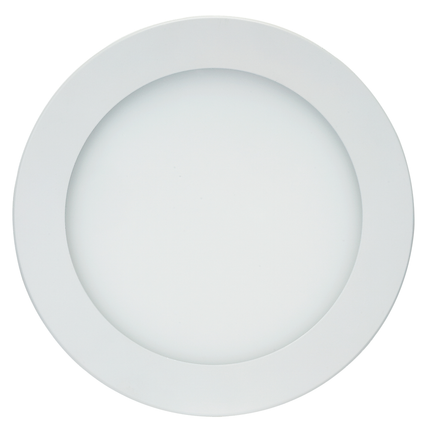 12 watt LED Direct Wire Downlight; Edge-lit; 6 inch; 3000K; 120 volt; Dimmable; Round; Remote Driver