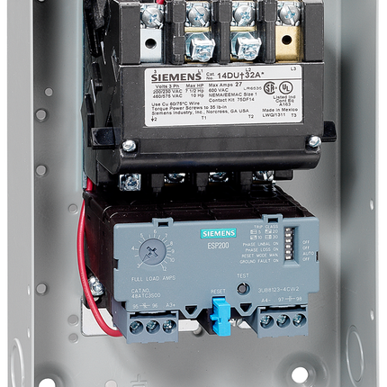 Starter, FVNR SZ1, 10-40Amps, N1, 120/240V