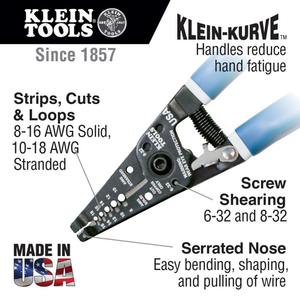Wire Stripper/Cutter with Closing Lock