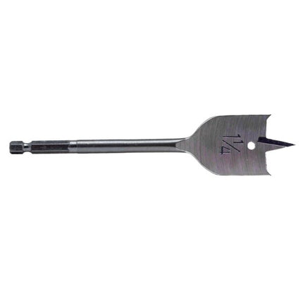 5Sbw11806 1-1/8 X 6 Spade Bit For Wood 1/4 Hex Shank