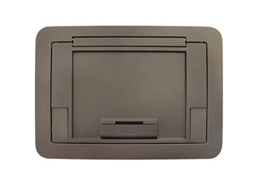 Evolution Series EFB45 Floor Box Flush Style Cover with Carpet Insert