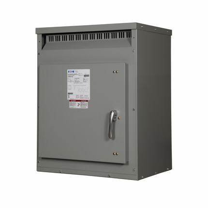 Eaton General purpose ventilated transformer, DT-3 (3-phase), PV 480V, Taps: 2 at +2.5% /4 at -2.5%, SV 240 delta, 150°C rise w/ 200°C insulation systeam, 75 kVA, EE
