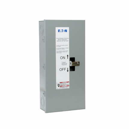Eaton Circuit Breaker Enclosure, 15-100A, Series C, NEMA 1, EHD, FD, FDB, HFD, Surface