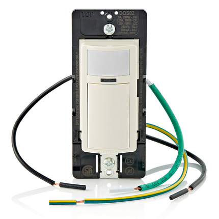 Decora Occupancy Motion Sensor Light Switch, Auto-On, 2A, Residential Grade, Single Pole