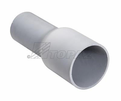 Schedule 40 PVC Swedged Reducer 2-1/2" x 2" Bell to Plain End
