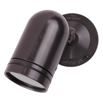 WALL SPOT LIGHT W/COVER,BRONZE