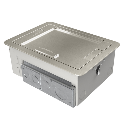 Evolution Series EFB6, EFB8, EFB10 Floor Box Flush Style Cover with Carpet Insert