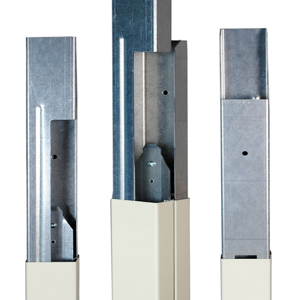 BLANK DESIGNER GRAY STEEL POLE 5FT LENGTH