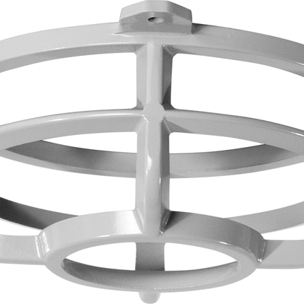 HAZARDOUS LIGHTING DIE CAST GUARD HAZLED WITH THREE SCREWS GRAY