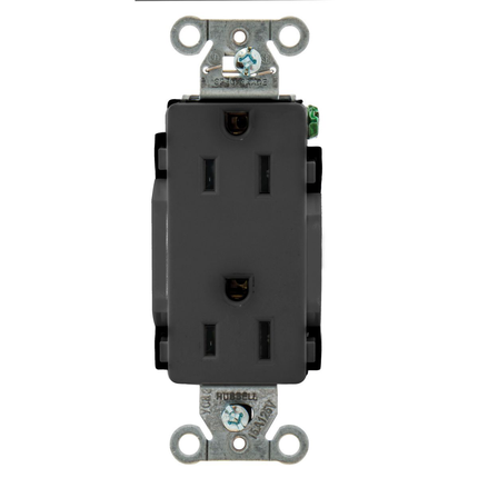 Construction/Commercial Receptacles DR15BLK