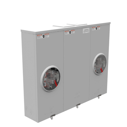 5 Terminal Ringless 2 Large Closing Plates Lever Bypass 2 Position Long Island Lighting Company