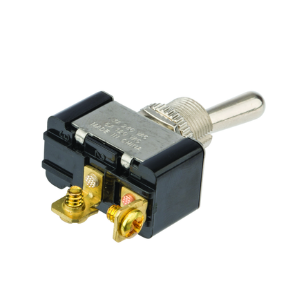 SPST 6 Amp Toggle Switch with Bat Handle On-Off Pull