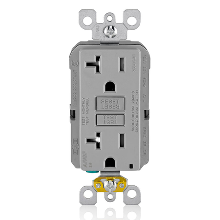 20 Amp, Self Test, Tamper-Resistant Dual-Function AFCI/GFCI Outlet with LED Indicator Light