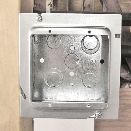 62-2 - Six Square Two Gang Device Cover 2" Raised, 25 Pak