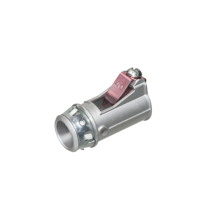 4110ST Zinc die-cast, 1/2" Knockout MC cable connector