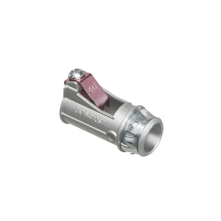 4110ST Zinc die-cast, 1/2" Knockout MC cable connector