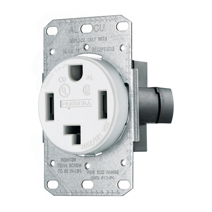 tradeSELECT® Straight Blade Single Receptacle 30A Flush Mount