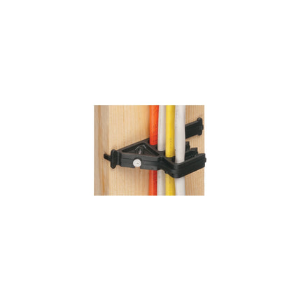 Nail in cable spacer that holds power or low voltage cables secure, sold in package quantity of 500.