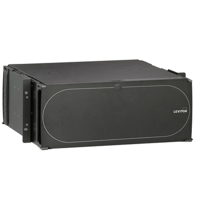 OPT-X™ 1000i SDX 4RU Distribution and Splice Enclosure, empty; Accepts up to (12) SDX adapter plates or (12) SDX MTP cassettes and accepts up to (12) splice trays. (Vertical adapter plate/cassette orientation).