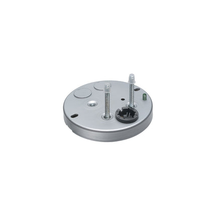 Steel pan box, fan and fixture rated mounting boxes. 70lb fan, 200lb fixture rated. For 1/2" and 5/8" drywall. 6.0 cu.
